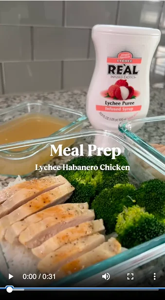 Lychee Habanero Chicken Meal Prep
