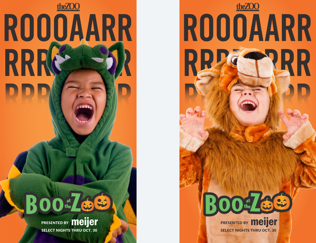 Louisville Zoo Boo at the Zoo Kiosk Advertisement